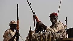File photo:  Sudanesische Soldaten der schnellen Eingreiftruppe sichern das Gebiet in der Provinz Ost-Nil, Sudan, am 22. Juni 2019