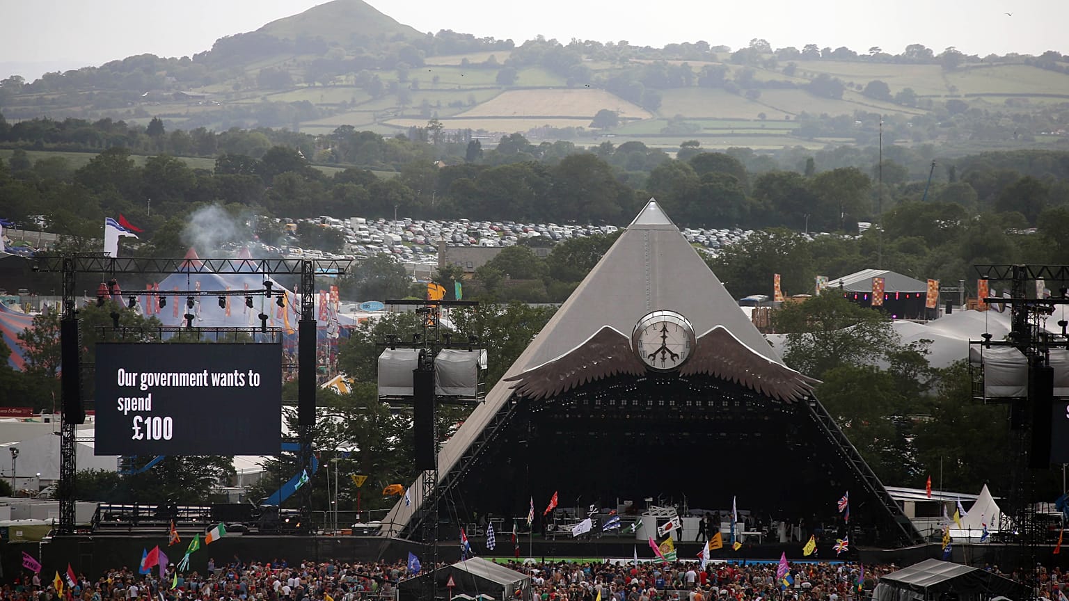 Η σκηνή Pyramid στο Glastonbury