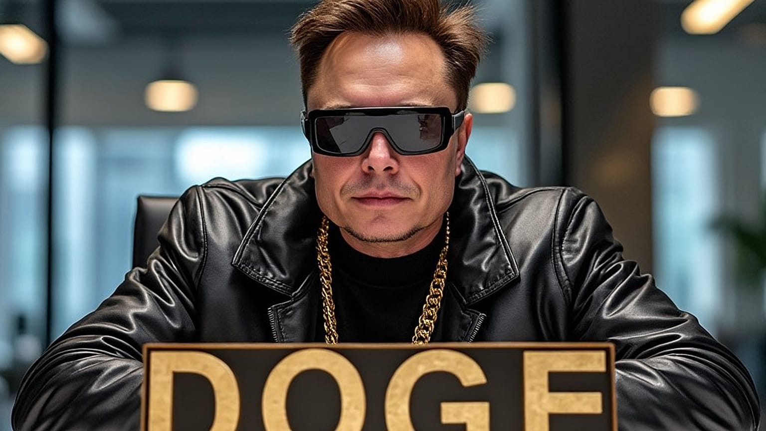 "DOGE" biriminin ismi, Musk'ın X hesabından paylaştığı, yapay zekayla oluşturulmuş bu görselle birlikte duyurulmuştu / Kaynak: Elon Musk