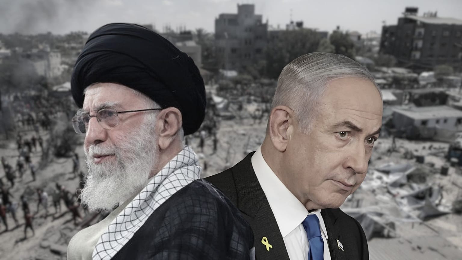 بنیامین نتانیاهو و علی خامنه‌ای