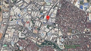 Yangının çıktığı Osmangazi Mahallesi'nin kuş bakışı görünümü (Google Maps)