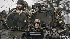 Orosz katonák a donyecki frontszakaszon
