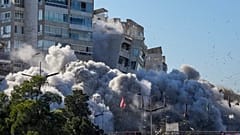 Explosión tras un bombardeo israelí en Beirut