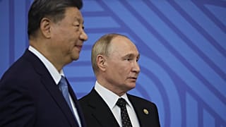 Encontro entre Xi Jinping e Vladimir Putin.