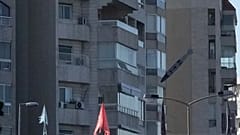 قنبلة أسقطتها طائرة إسرائيلية على مبنى في الطيونة ببيروت، لبنان، الجمعة 15 نوفمبر/تشرين الثاني 2024.