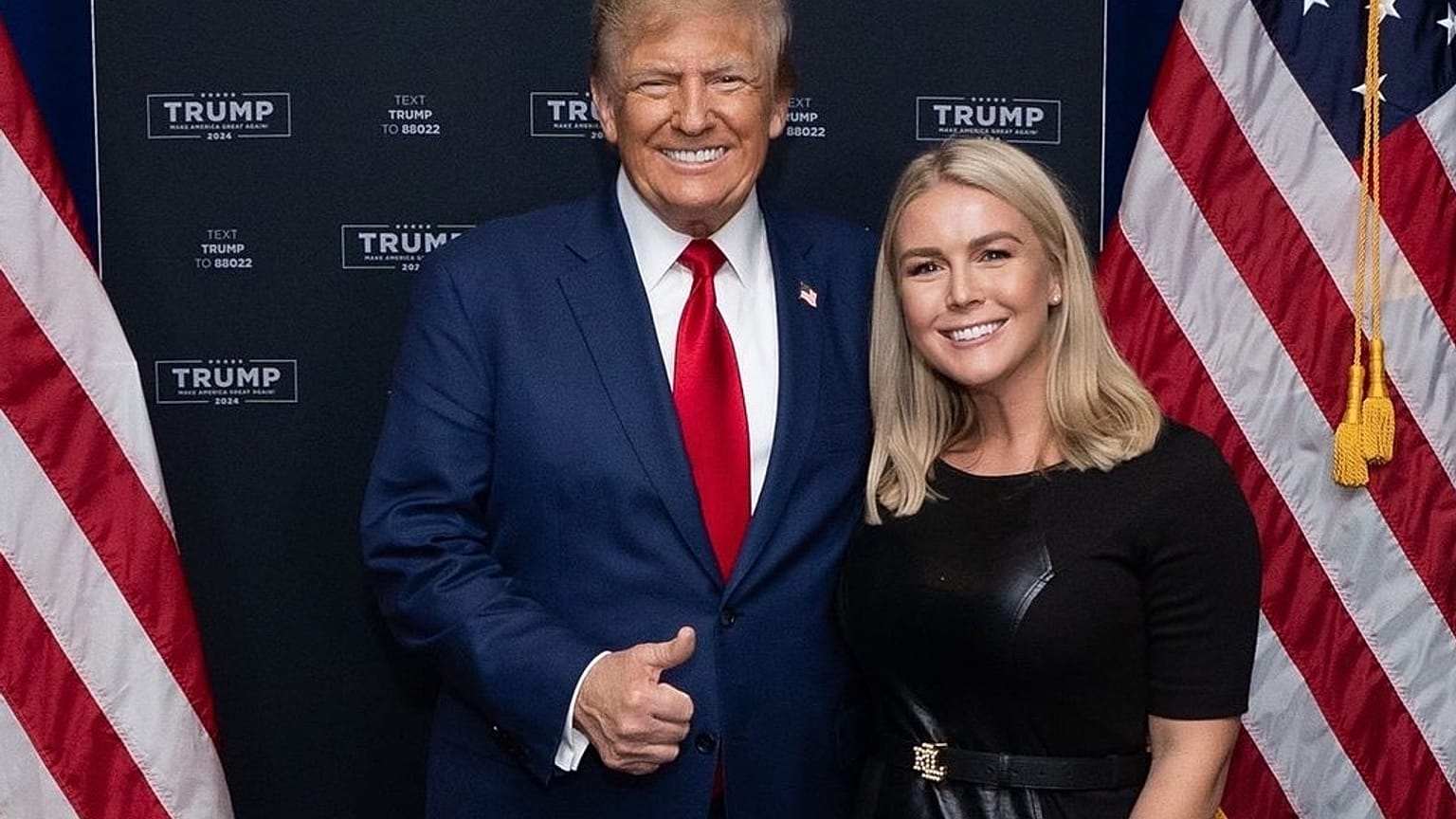 Donald Trump és Karoline Leavitt