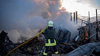 Dégâts après une frappe russe sur Odessa, Ukraine, 17 novembre 2024.