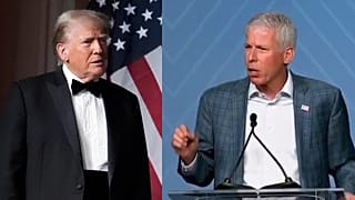 FILE - Composite photo of President-elect Donald Trump and Chris Wright, Trump's pick for energy secretary