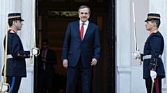 Yunanistan'ın eski başbakanı ve milletvekili Antonis Samaras, Atina, 14 Ocak 2015.