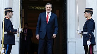 Yunanistan'ın eski başbakanı ve milletvekili Antonis Samaras, Atina, 14 Ocak 2015.