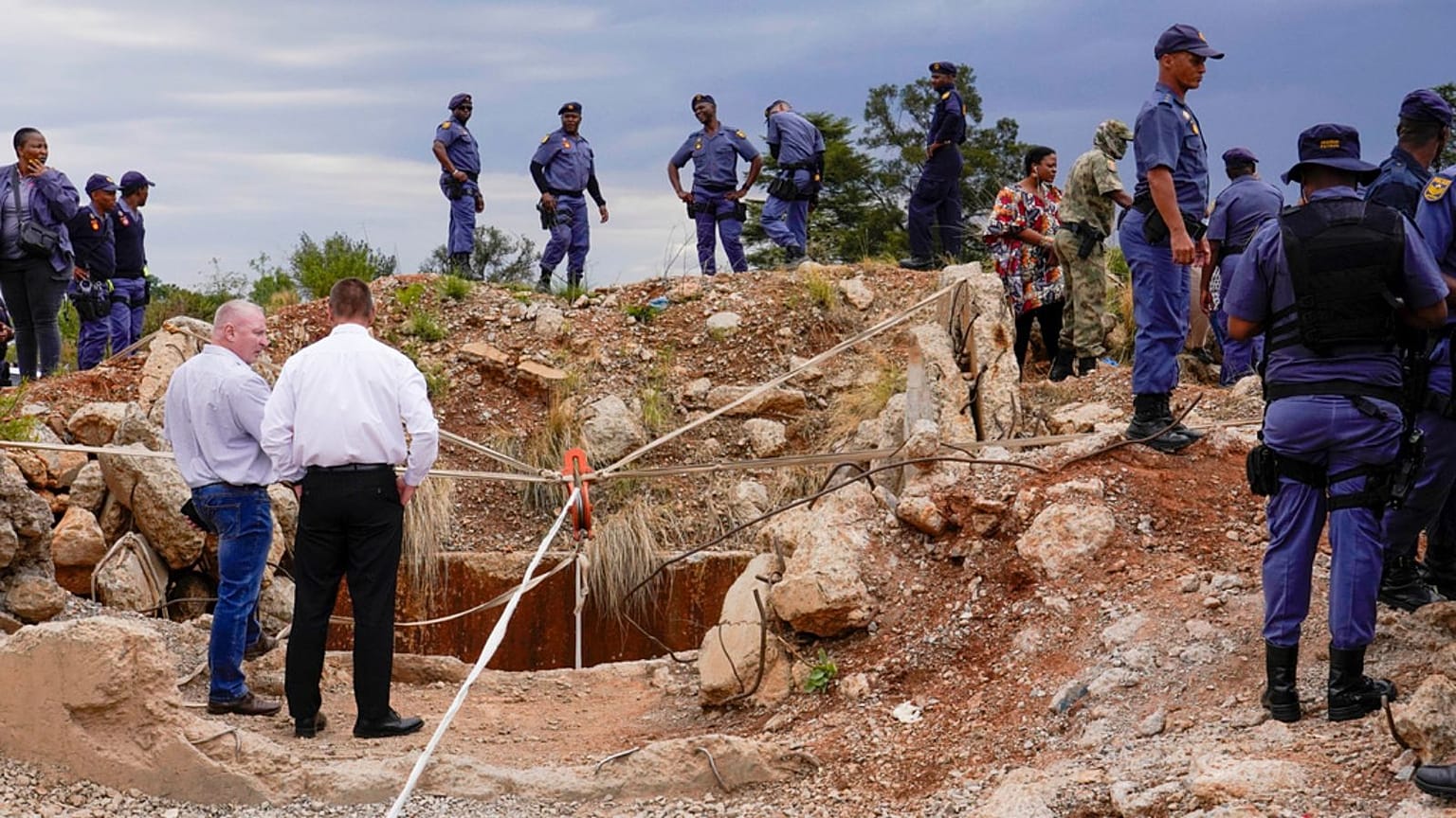 South Africa Mine Standoff
