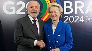 Le président brésilien, Luiz Inácio Lula da Silva, et la présidente de la Commission européenne, Ursula von der Leyen, ont participé à une rencontre à Rio à la veille du G20.