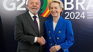 Президент Бразилии Лулу да Силва и председатель Еврокомиссии Урсула фон дер Ляйен