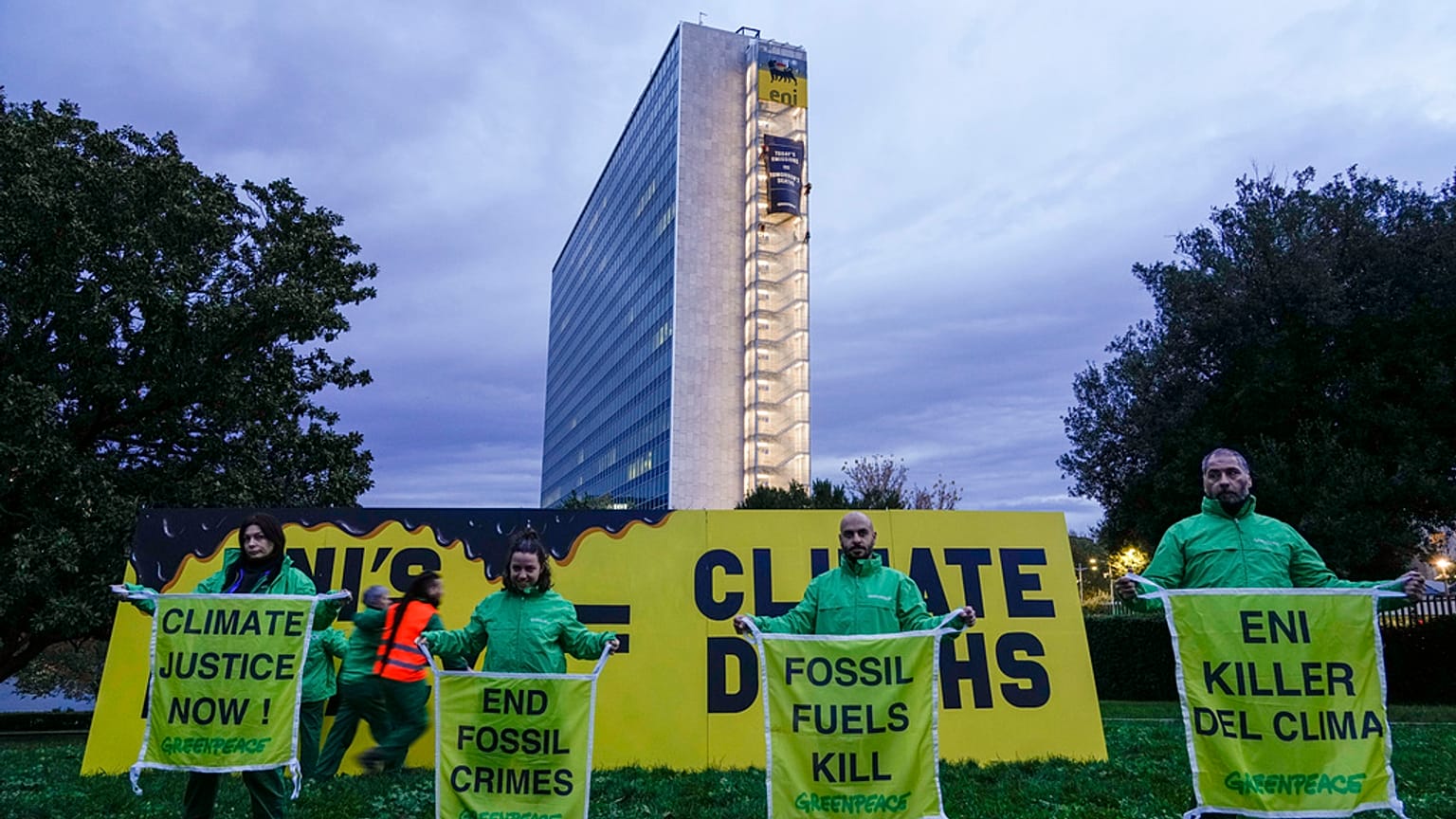 Proteste contro il clima a Roma, 5 dicembre 2023