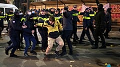 Gürcistan'da hükümet karşıtı protestolar, Tiflis, 19 Kasım 2024.