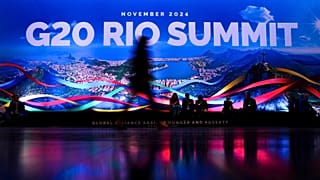 Das G20-Gipfeltreffen fand zwei Tage lang in Rio de Janeiro, Brasilien, statt. 18. November 2024