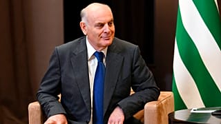Abhazya Cumhurbaşkanı Aslan Bjania, Soçi, 12 Kasım 2020.