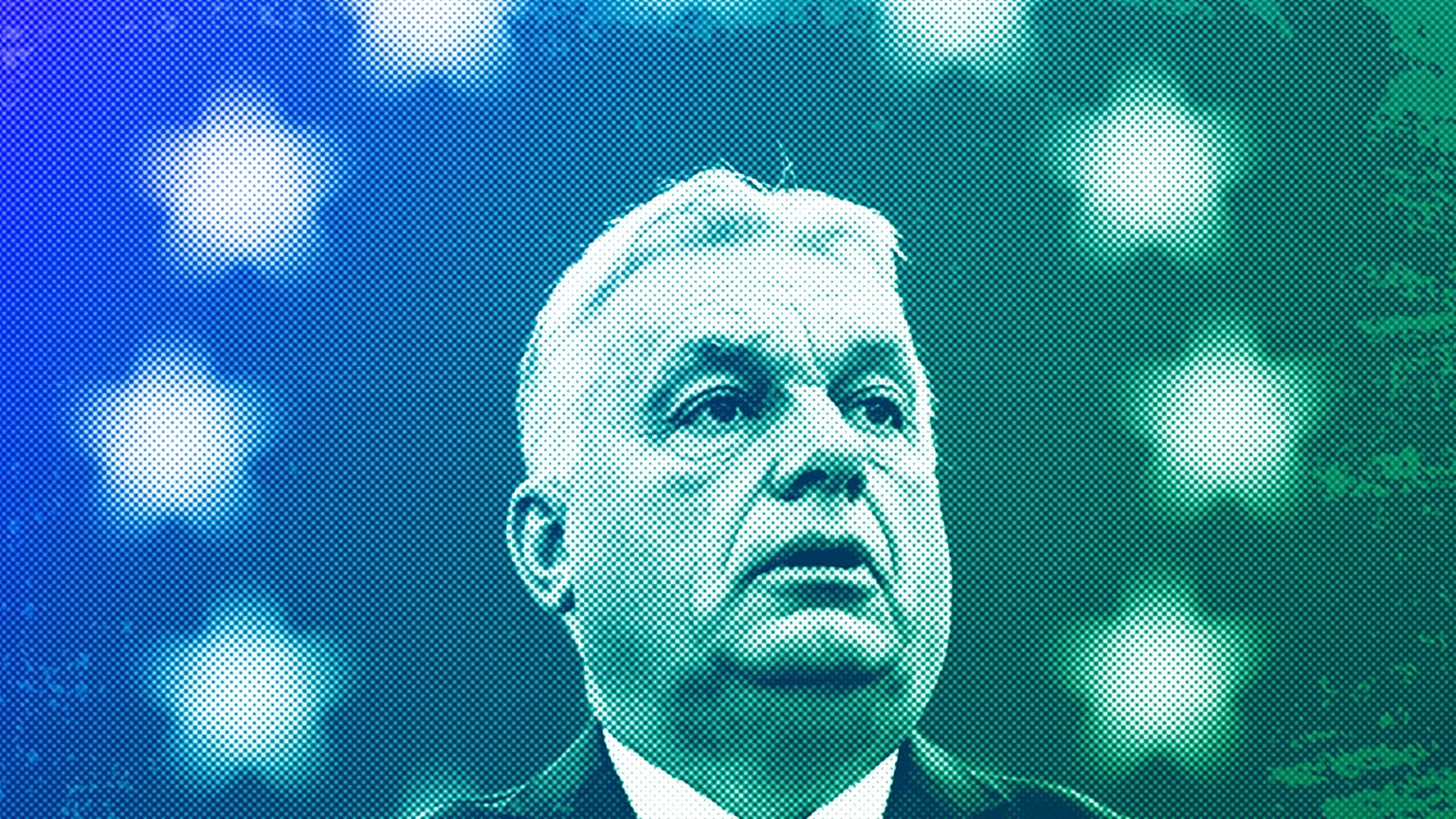 Hungarian Prime Minister and President of EU Council Viktor Orban delivers his speech in the hemicycle of the European parliament in Strasbourg, October 2024