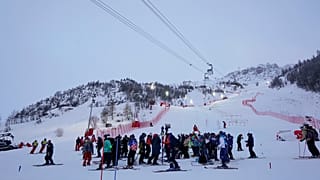 ARCHIVE : Vue de la piste, à Val d'Isère, dimanche 10 décembre 2023.