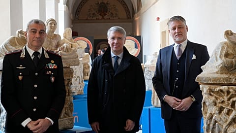Italy recovers Etruscan artefacts worth €8 million bound for black market 