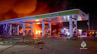 Explosión de una gasolinera en los suburbios de la capital de Daguestán el pasado 28 de septiembre