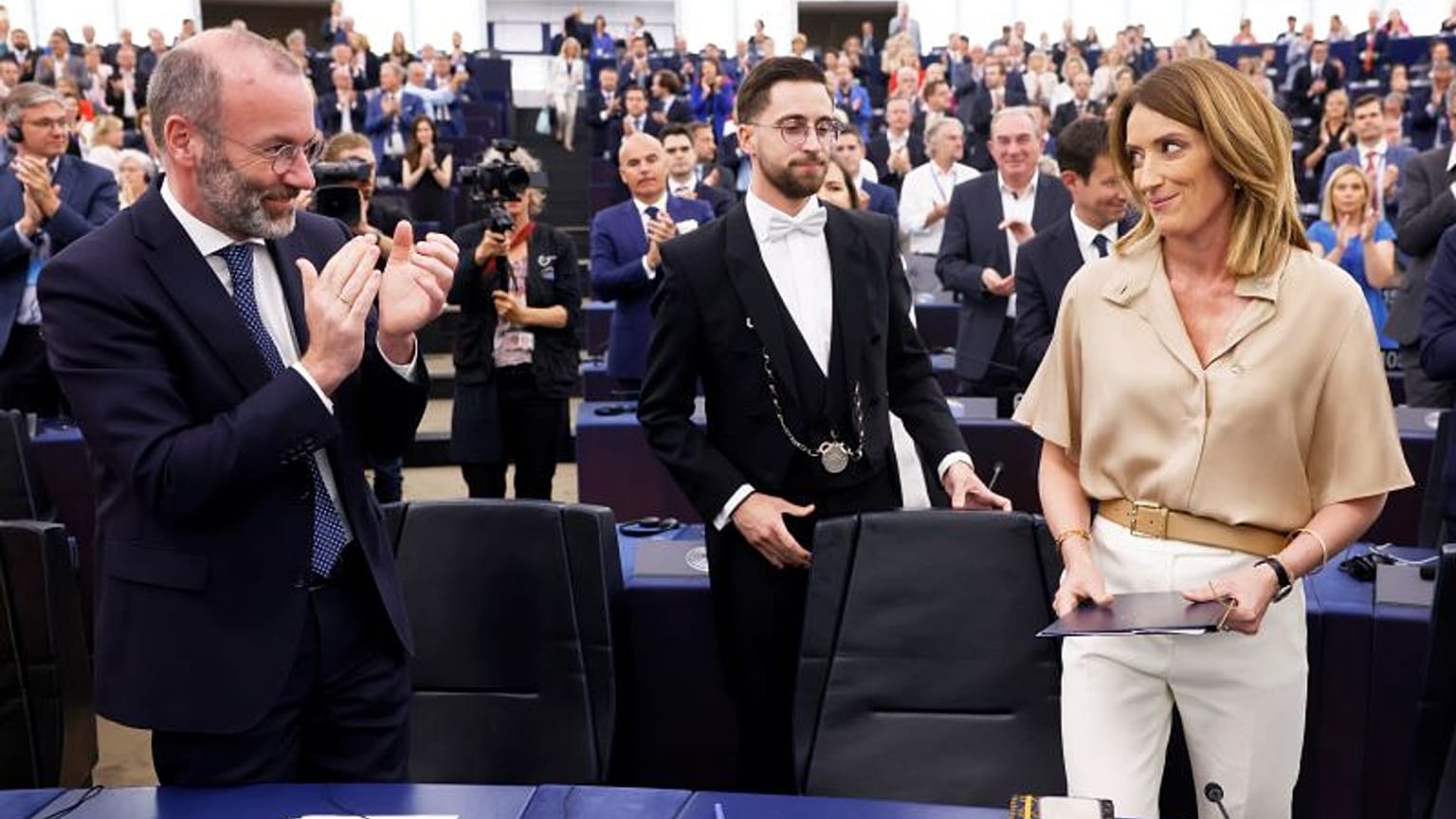 Manfred Weber é o presidente do PPE, o maior grupo do Parlamento Europeu