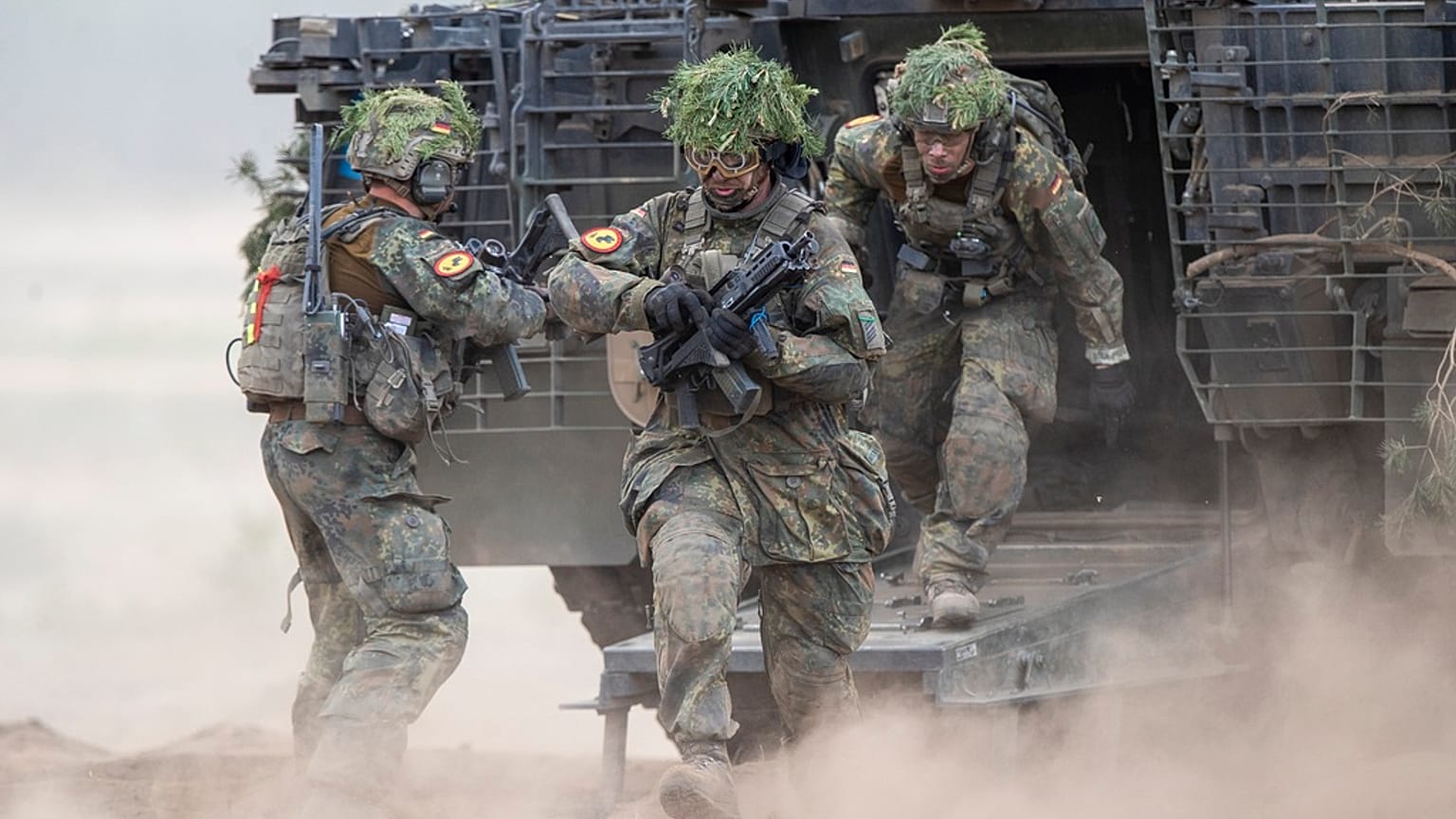 A Bundeswehr katonái a német-litván hadgyakorlaton, 2024 