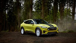 Die vollelektrische Ford Mustand Mach-E Rallye