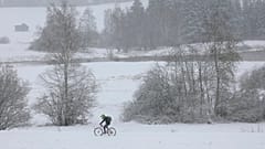 Снегопад в Германии