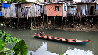 In Belem, impoverished, crime-ridden and filled with inequalities, most of the 2.5 million residents live in slums.