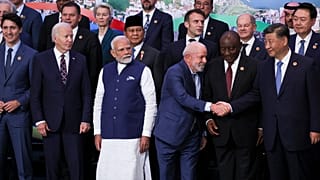 Csoport kép a brazíliai G20-as csúcs megnyitója előtt