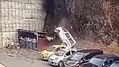 حافلة تسقط في فلاديفوستوك من من ارتفاع 12 متراً وتخلف قتيلًا ومصابًا