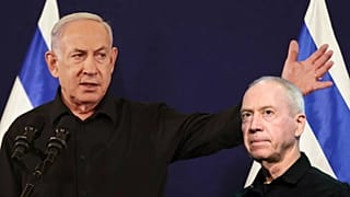 وزير الدفاع الإسرائيلي السابق يوآف غالانت ورئيس الوزارء بنيامين نتنياهو