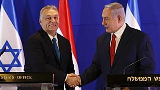A magyar és az izraeli miniszterelnök 2019-ben, Jeruzsálemben