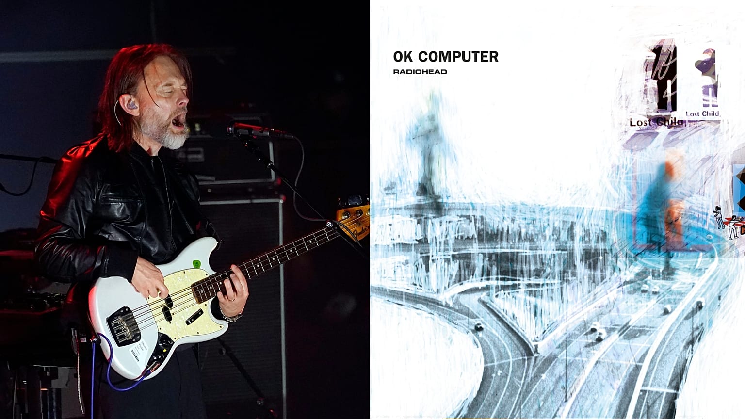 Thom Yorke actúa con la versión de Smile/OK Computer