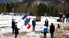 Megemlékezés az egykori Natzweiler-Struthof koncentrációs tábornál