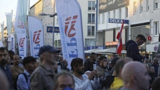 Fotónk illusztráció: FPÖ-támogatók választási gyűlése Bécsben