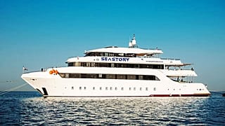 A szerencsétlenül járt yacht, a "Sea Story": a bérbeadó cég fotója