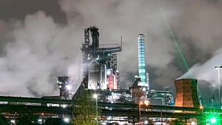 Κλίβανος υψικαμίνου της γερμανικής εταιρείας παραγωγής χάλυβα Thyssenkrupp στο Ντούισμπουργκ της Γερμανίας
