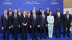 Ministros dos Negócios Estrangeiros do G7 reunidos em Fiuggi, Itália. 
