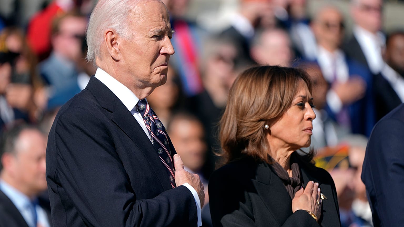 Joe Biden és Kamala Harris, 2024 november