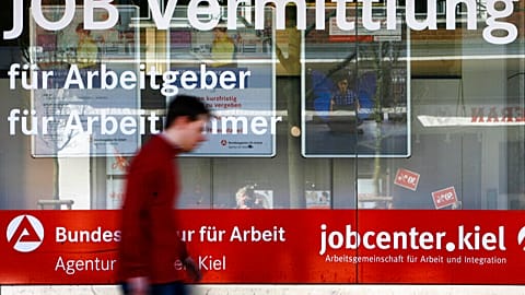 A job centre in Kiel, Germany.
