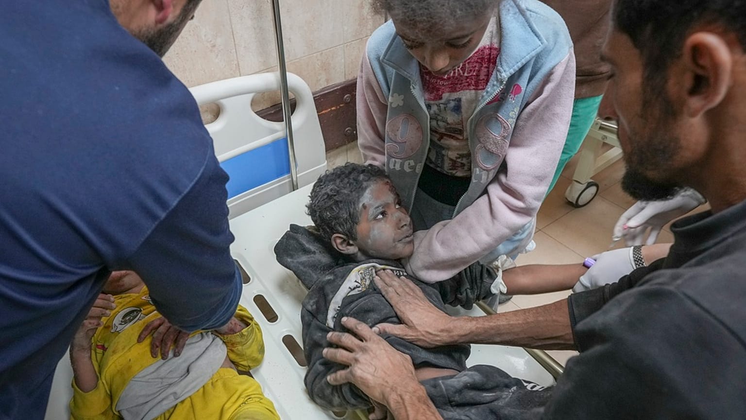 جرحى جراء القصف الأخير على غزة