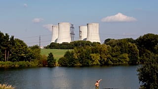 Çekya'daki Dukovany nükleer enerji santralinin resmi