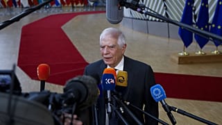 Josep Borrell az EU külügyminisztereinek brüsszeli ülésén