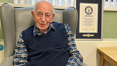 The world's oldest man, aged 112, has died in England 