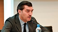 Dosya fotoğrafı: Mikheil Kavelashvili 14 Şubat 2019 tarihinde Gürcistan'ın başkenti Tiflis'te bir basın toplantısına katılıyor