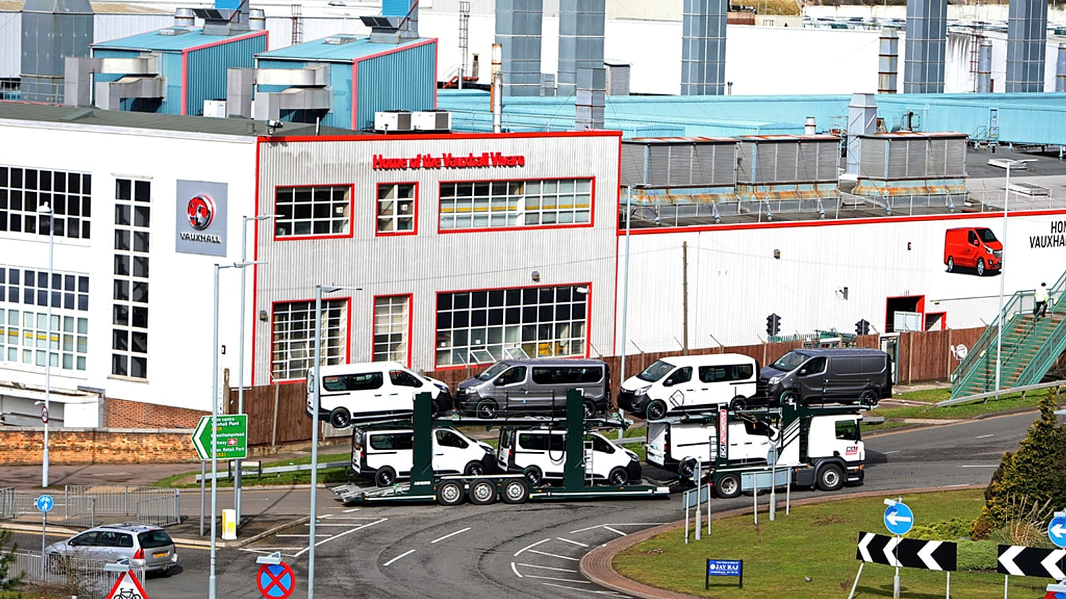 Vista general de la planta de Vauxhall en Luton, Inglaterra, el lunes 6 de marzo de 2017.
