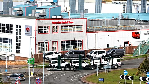 A general view of the Vauxhall plant in Luton, England, Monday, March 6, 2017.