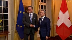 Συνάντηση του Επιτρόπου της ΕΕ Sefcovic με τον Ελβετό ΥΠΕΞ Cassis
